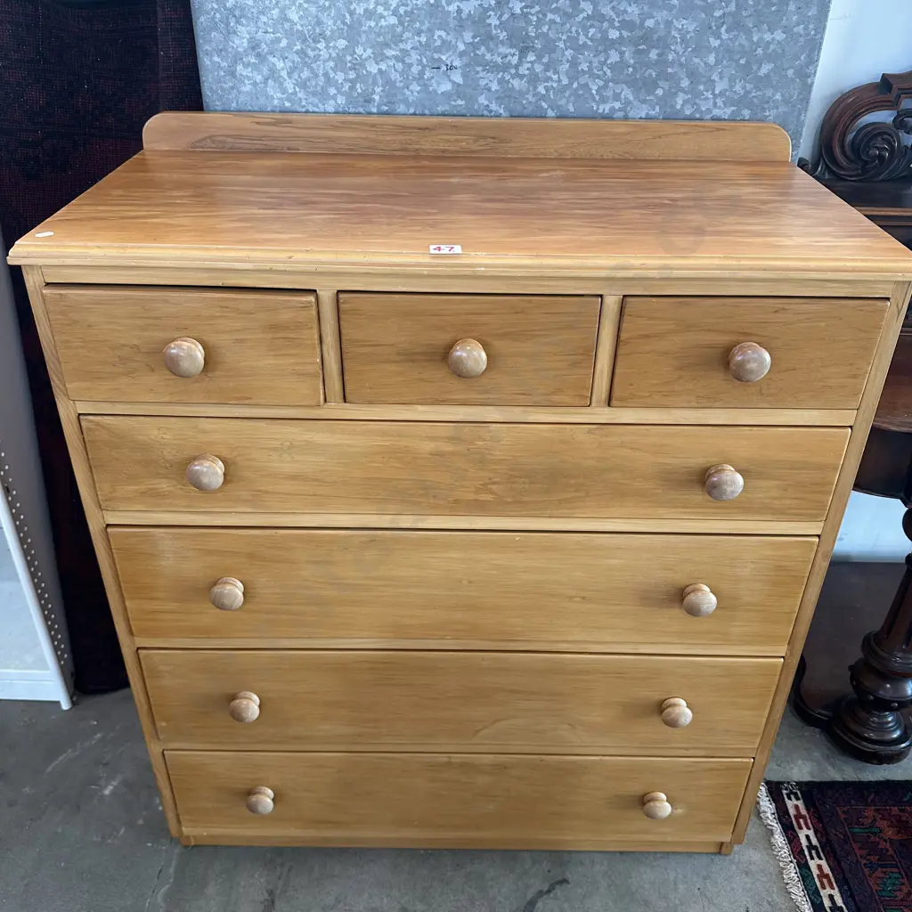 Rimu chest drawers 1050 x 930mm Image 1++