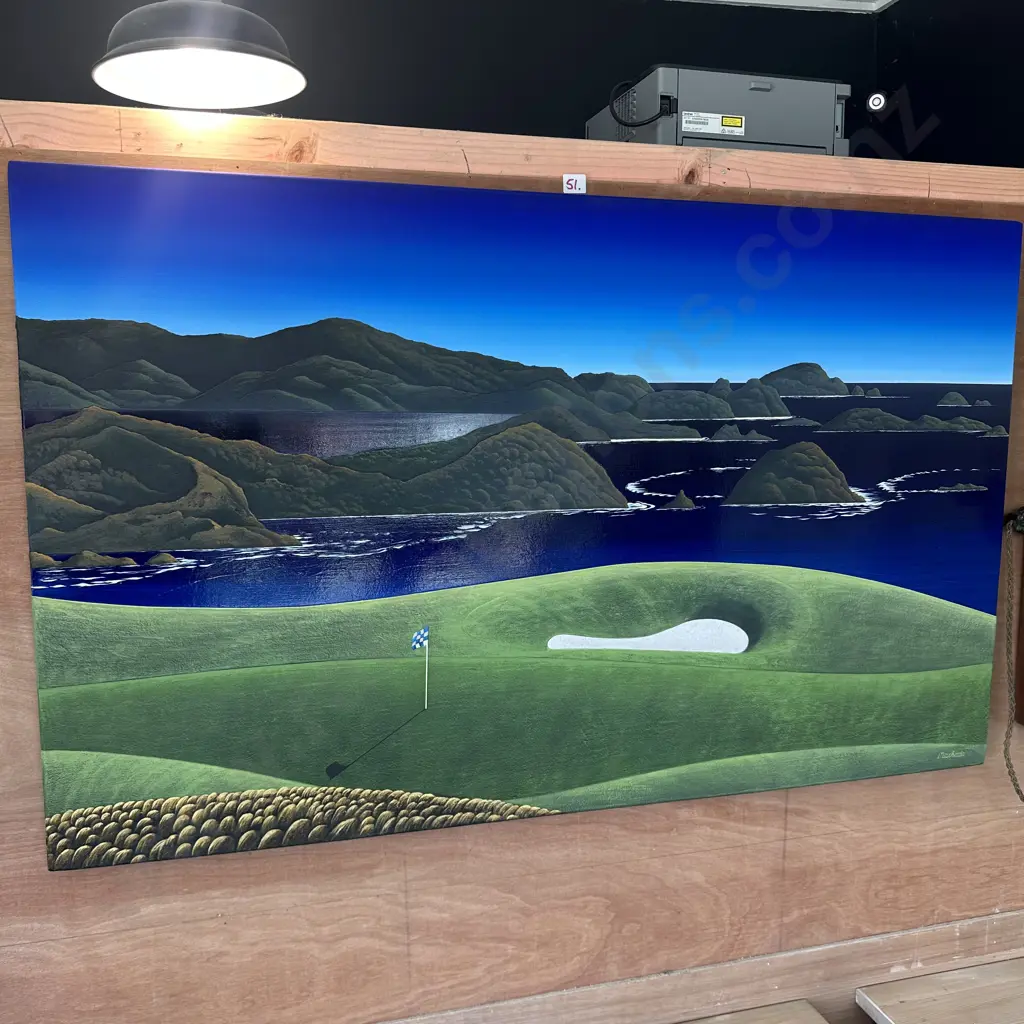 CAVALI 1380x840 is another good example from Jochens golf series of a hole at Kauri Cliffs with the Cavali islands Image 1++