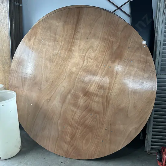 large round catering trestle table