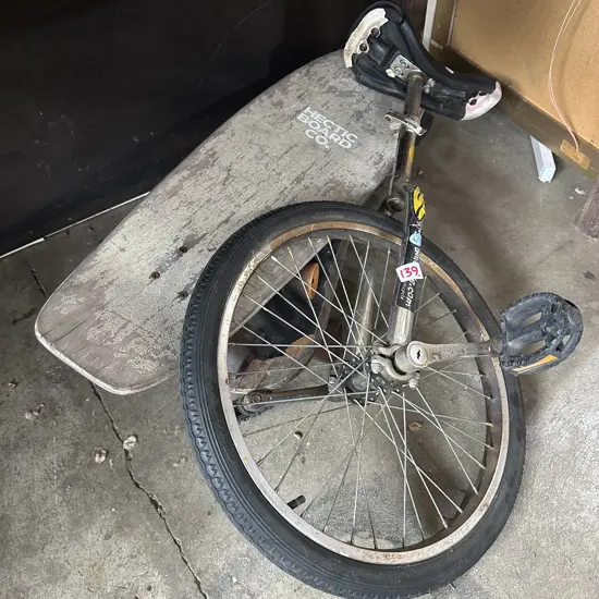 uni cycle and skateboards