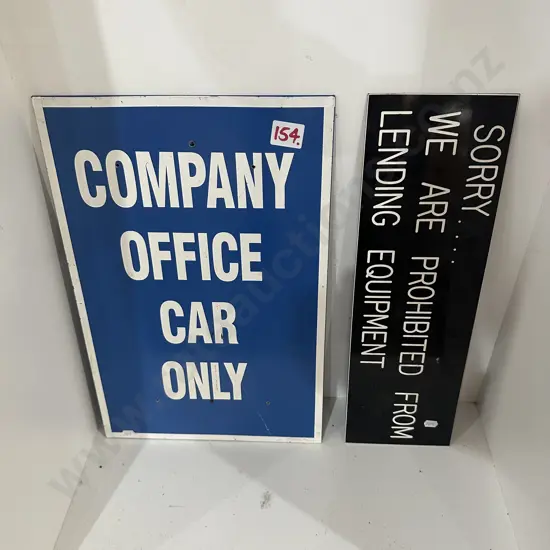 Two signs