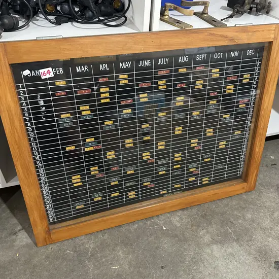 Rimu framed calendar box