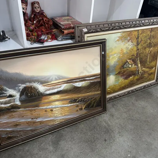 Two signed paintings