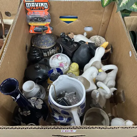 Box of assorted items
