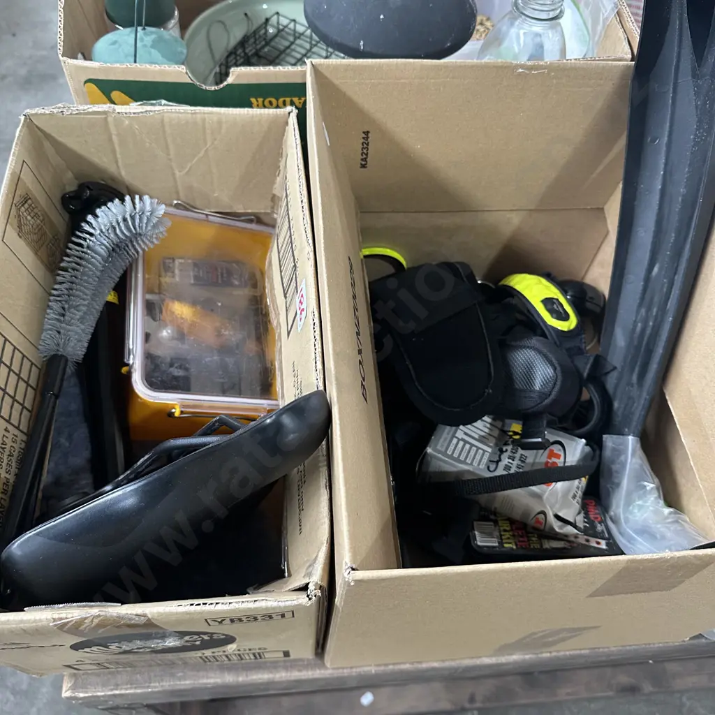 Two boxes bike accessories (not the splash board) Image 1++