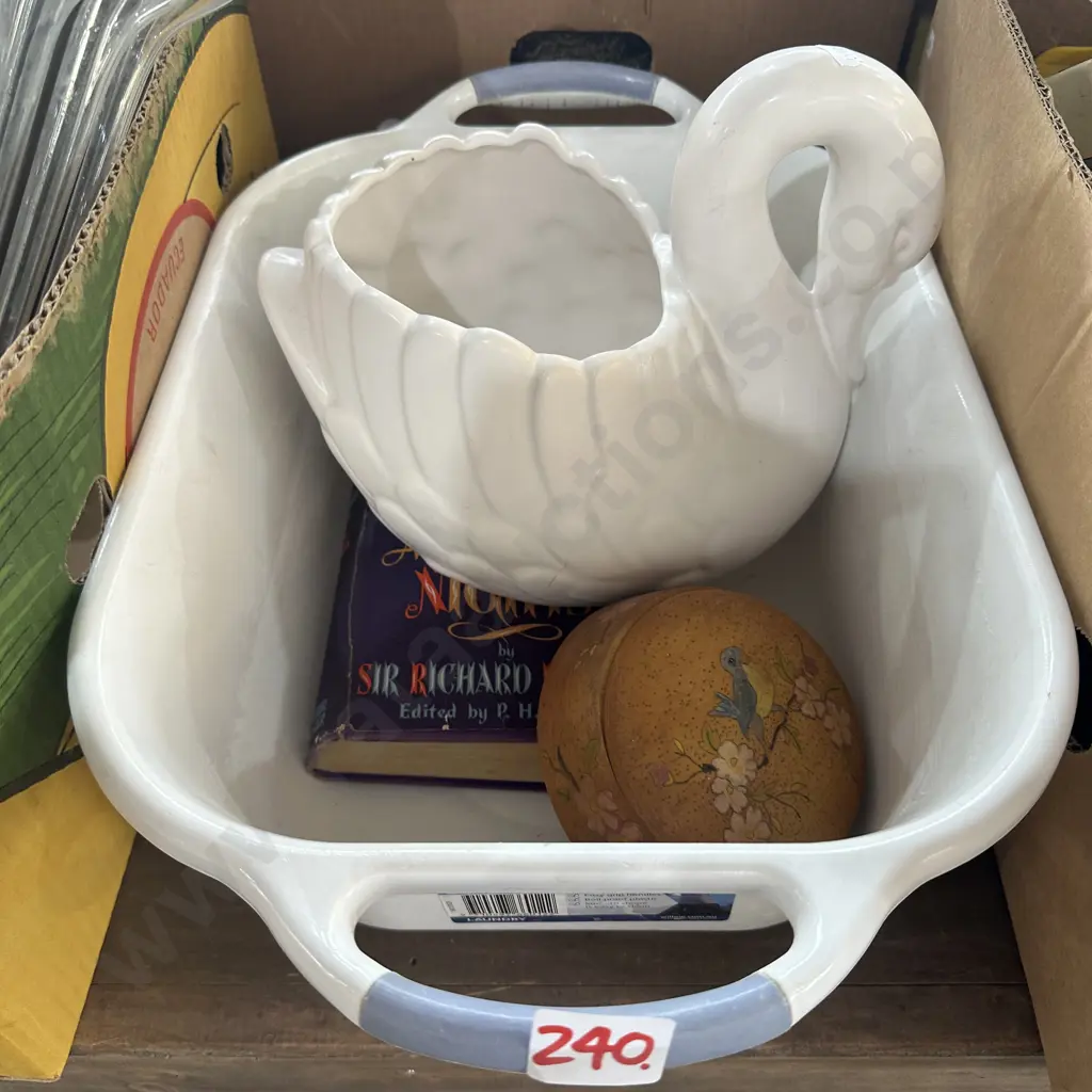 swan, trinket box etc Image 1++