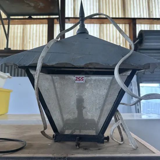 antique street lamp
