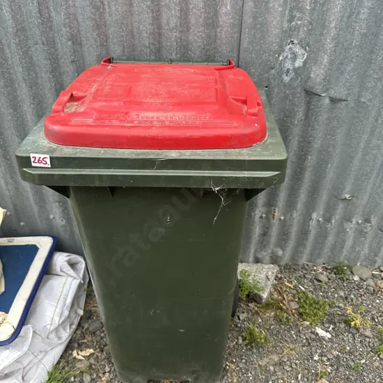 small wheely bin