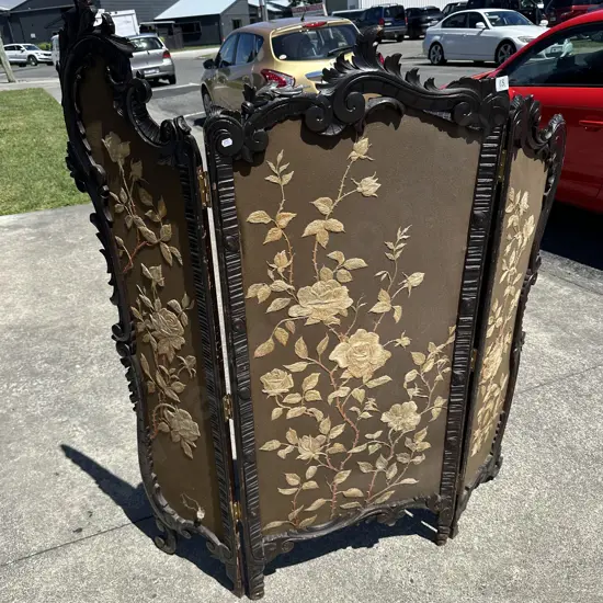 Victorian parlor screen