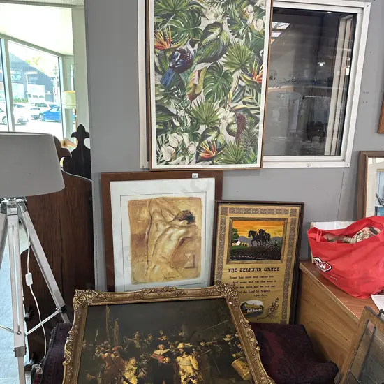 3 pictures and Robert Burns tea towel