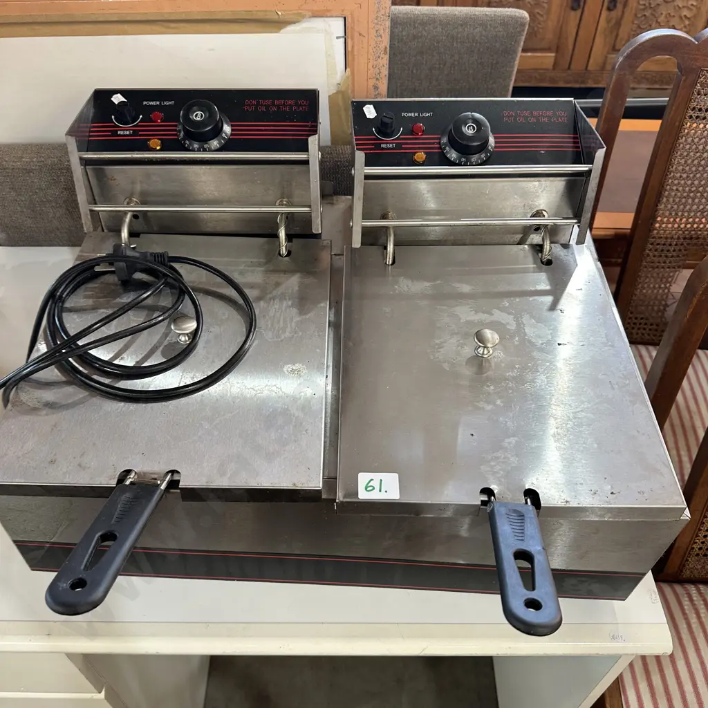 twin deep fryer Image 1++