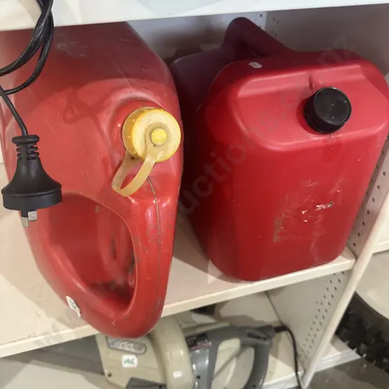 2 petrol cans