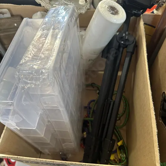 Camera stand, new parts containers and masking film etc.