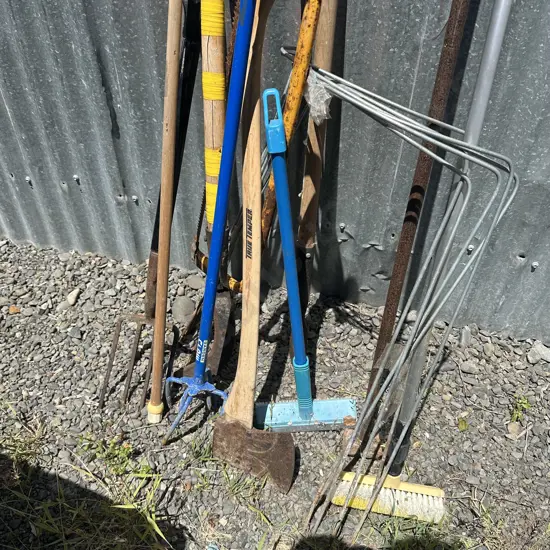 Garden tools etc.
