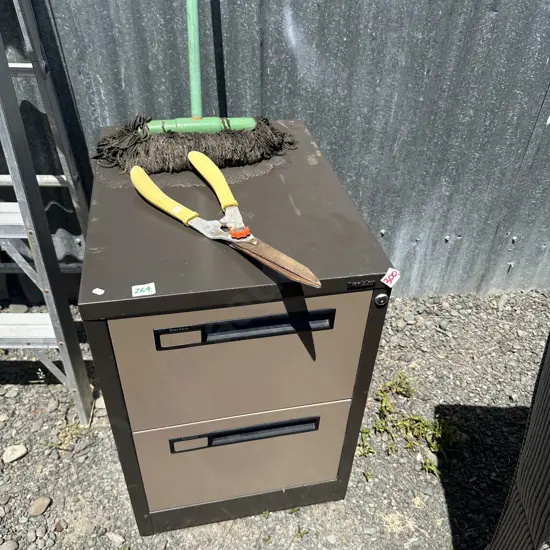 File, mop and loppers