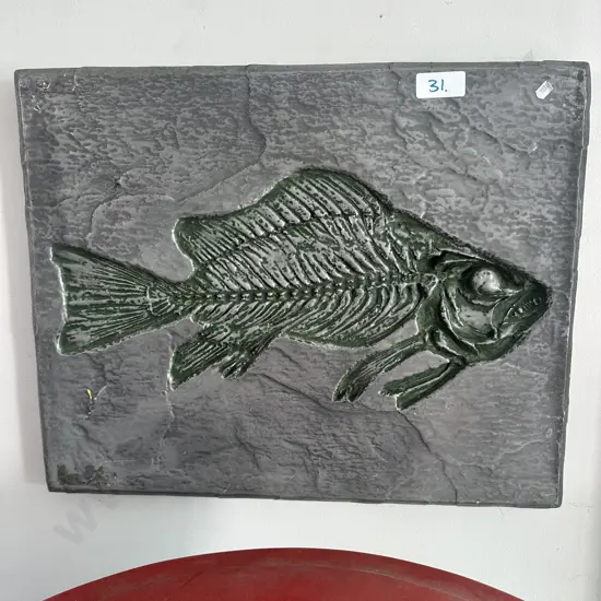 fish fossil art