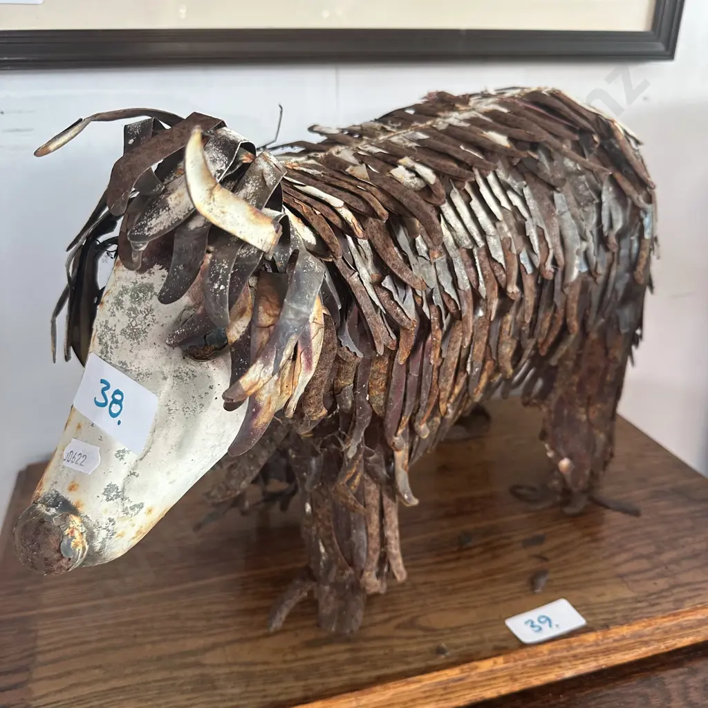shaggy dog metal art Image 1++