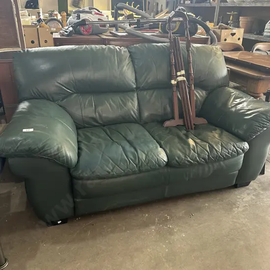 2pc leather lounge suite