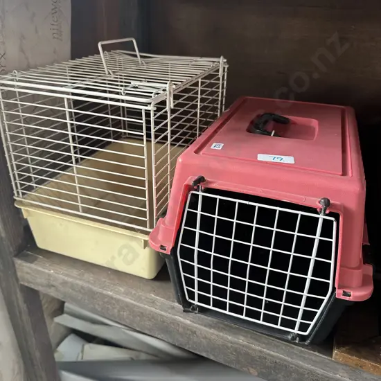 2 pet cages