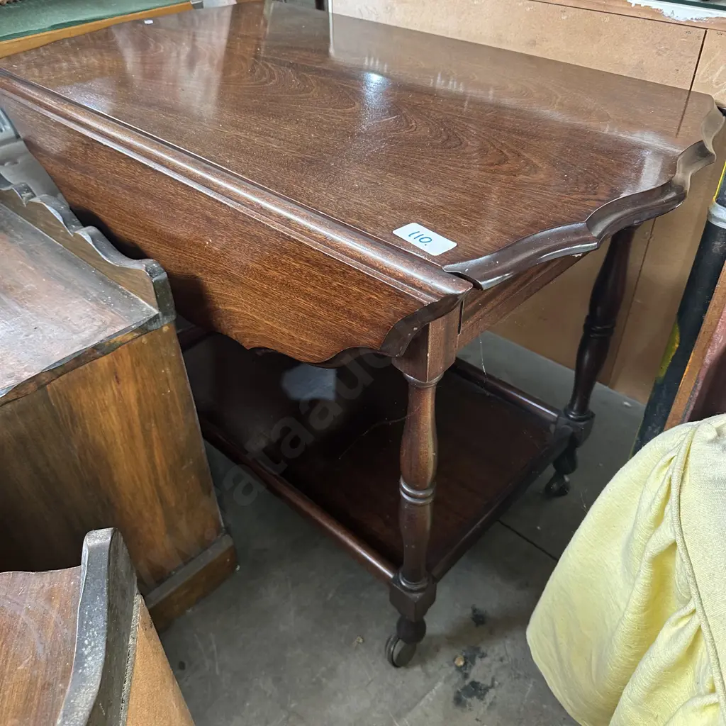 drop side tea trolley Image 1++