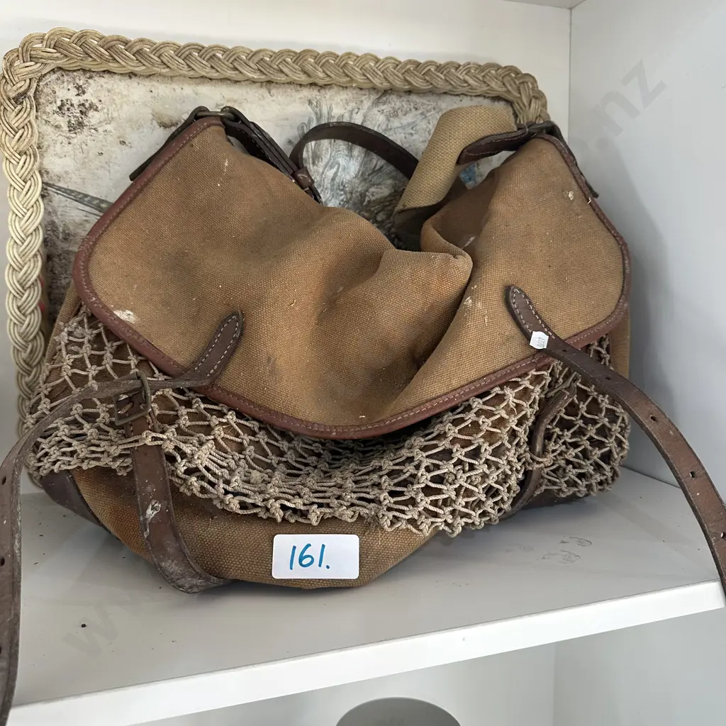 antique fishing bag plus tray Image 1++