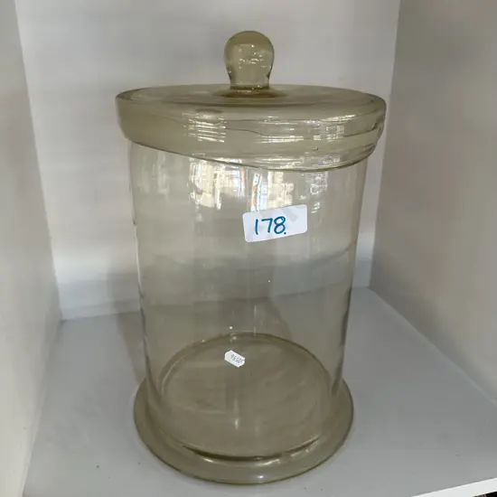 vintage glass jar
