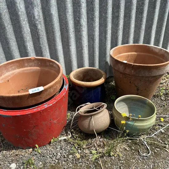 collection of planters
