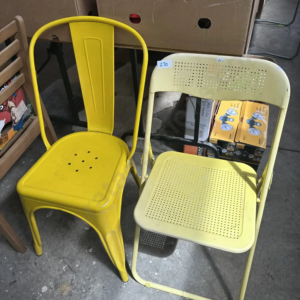 2 yellow chairs Image 1++