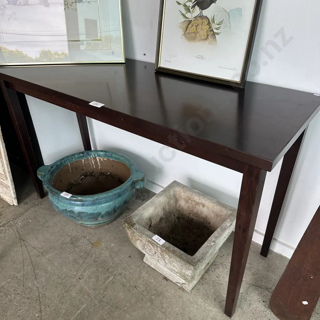 wooden hall table 1250 x 450 Image 1++