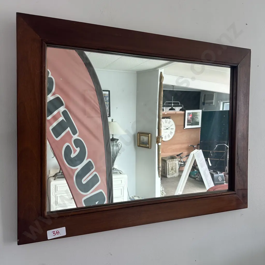 wooden framed mirror 800 x 600 Image 1++