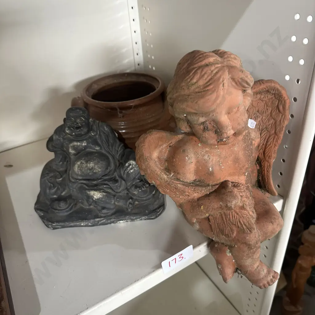 Budda, cherub and pot Image 1++