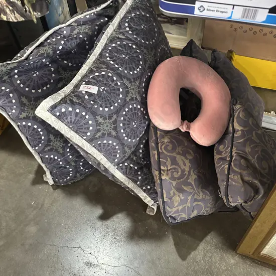 cushions and neck support