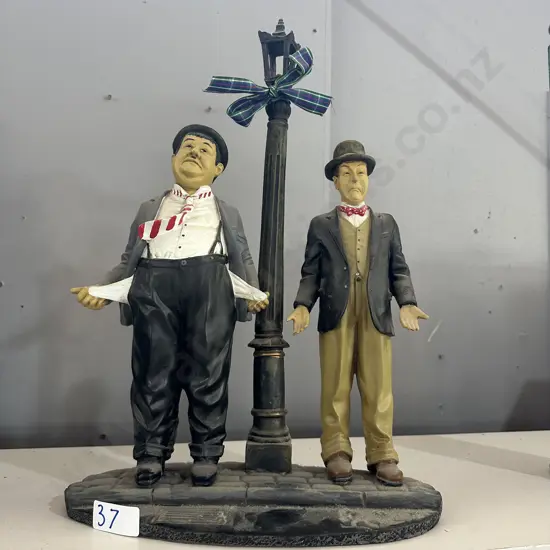 Laurel and Hardy street lamp 35cm