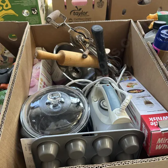 whisk, rolling pin, egg beater etc