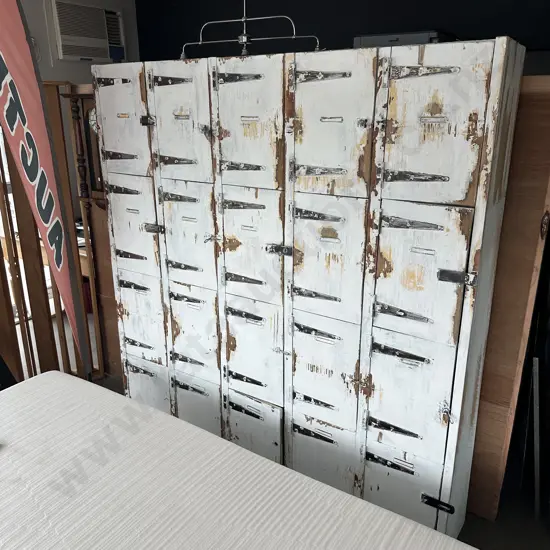 vintage pigeon hole unit 1600w x 1800h