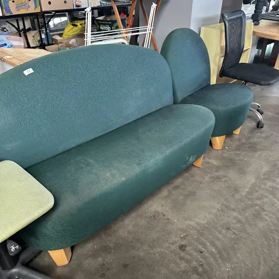 2pc lounge suite and office chair-average