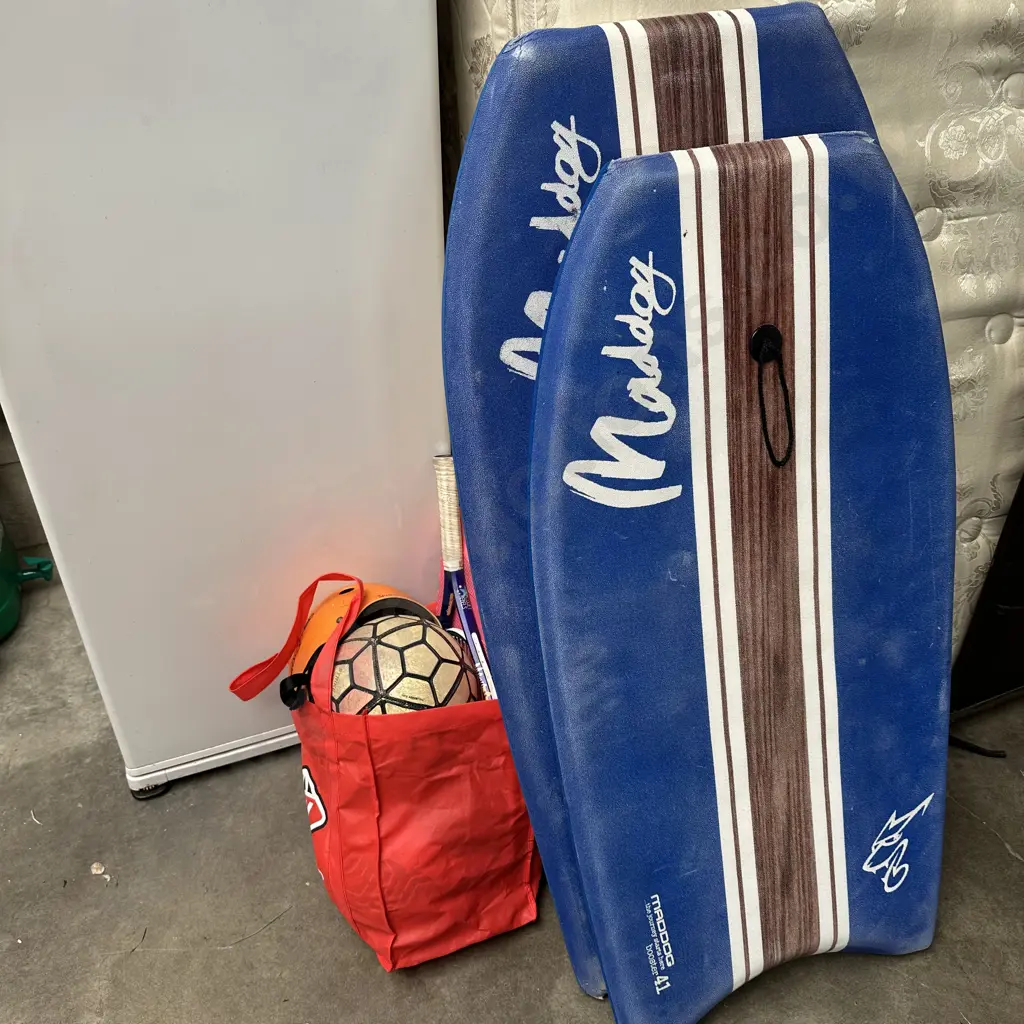 boggy boards and sports gear Image 1++