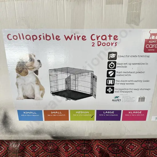 new dog crate medium size