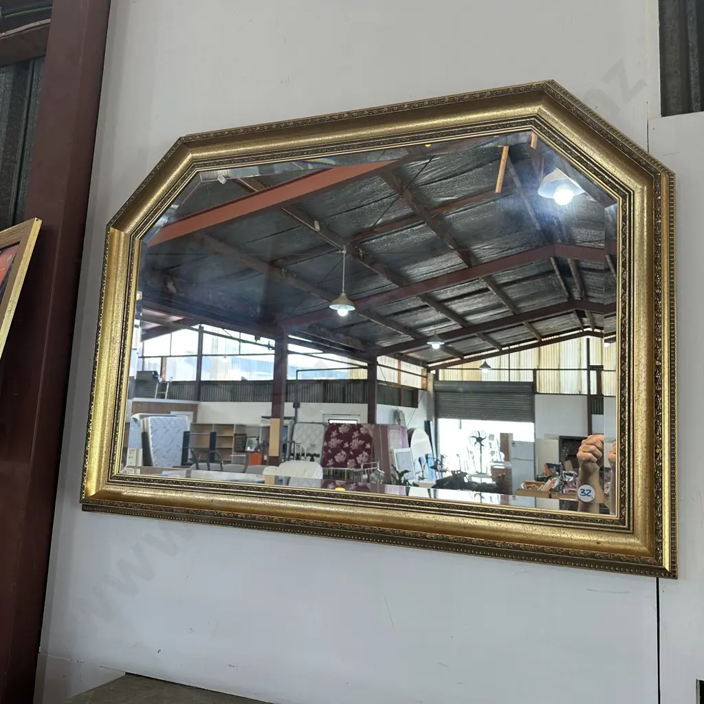 Lovely large bevelled mirror 1070x750 Image 1++