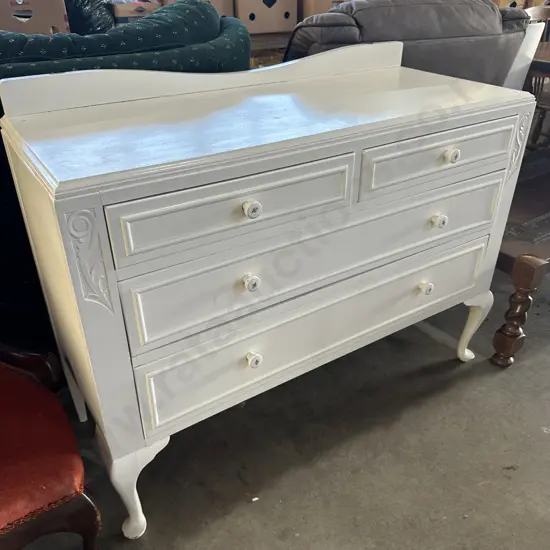 painted vintage drawers - needs borer treatment