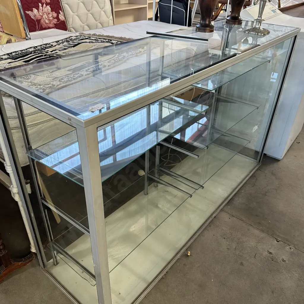 Glass display cabinet- withdrawn (available next week) Image 1++