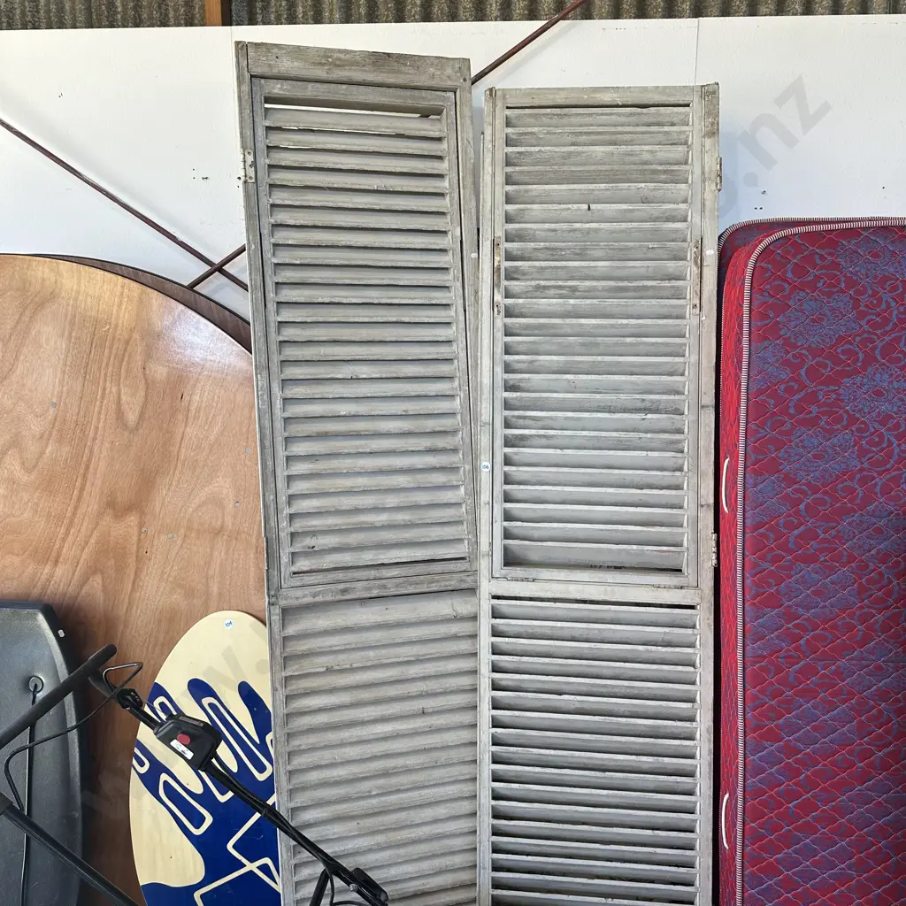 Pr tall vintage shutters Image 1++