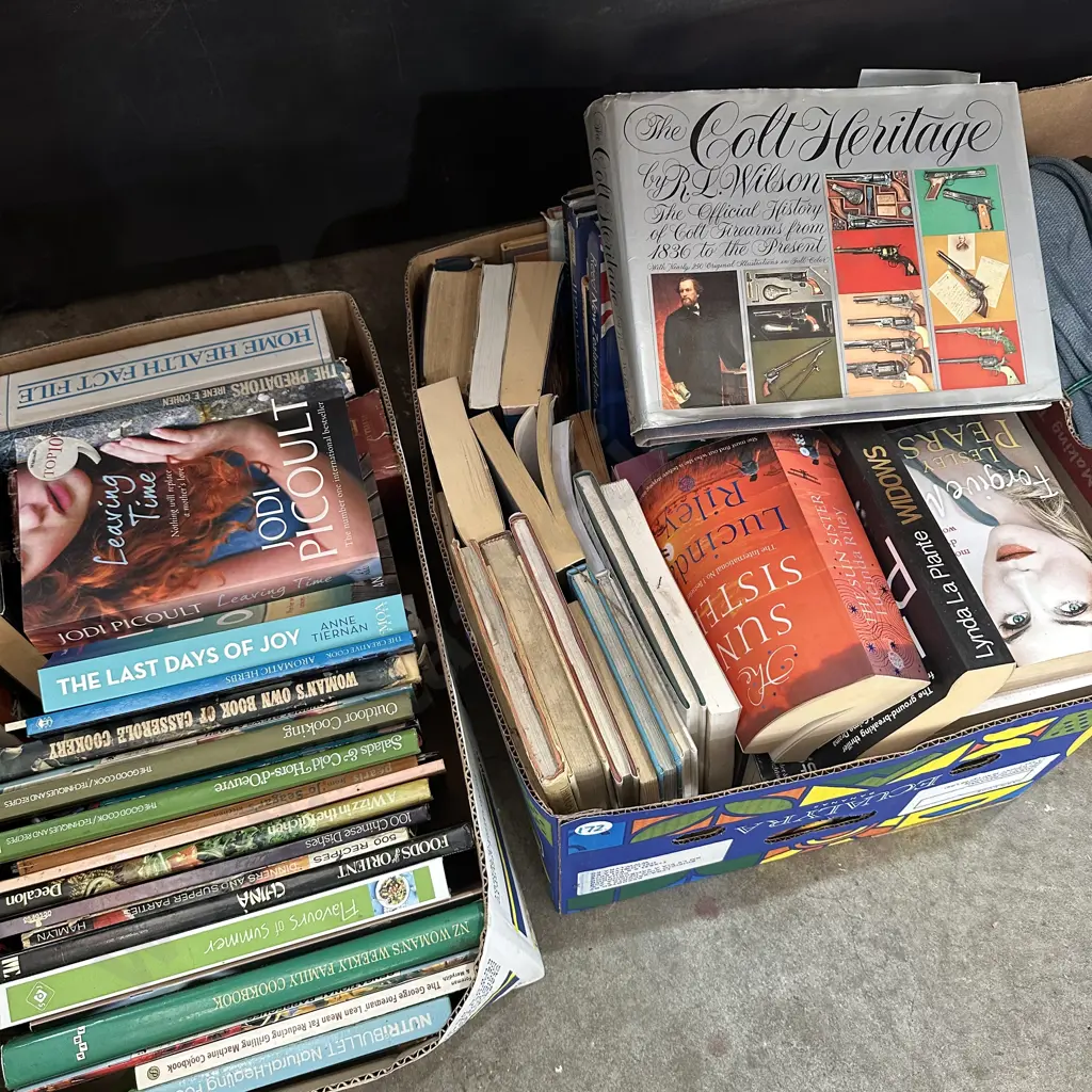 2 box books plus slide machine Image 1++