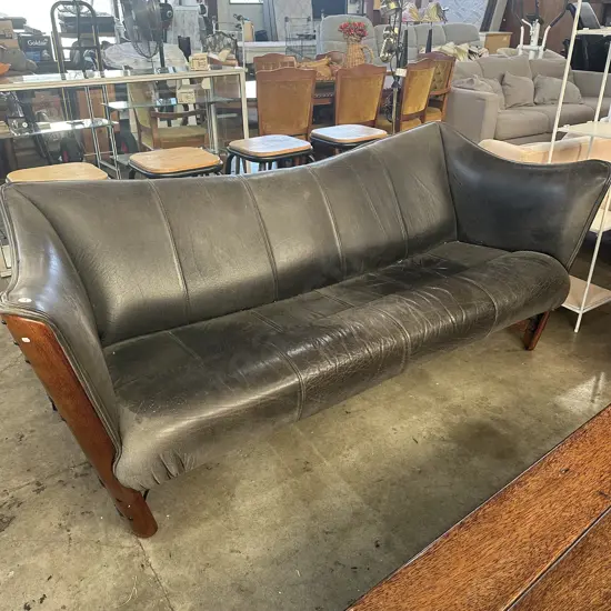 The matching Pacific Island sofa