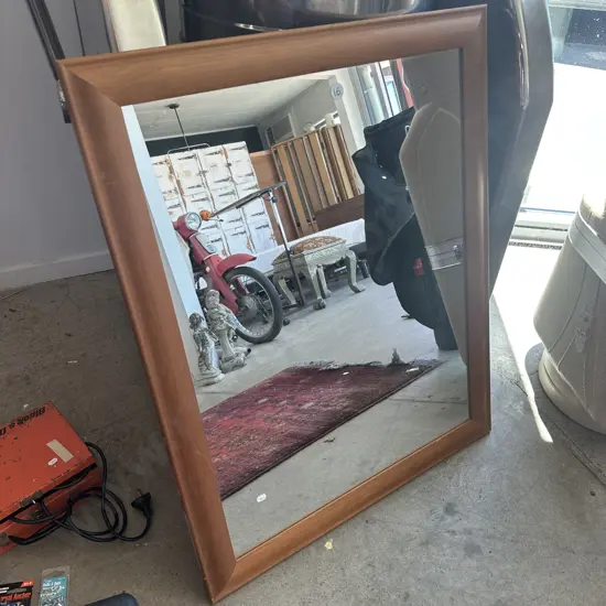 large mirror and picture