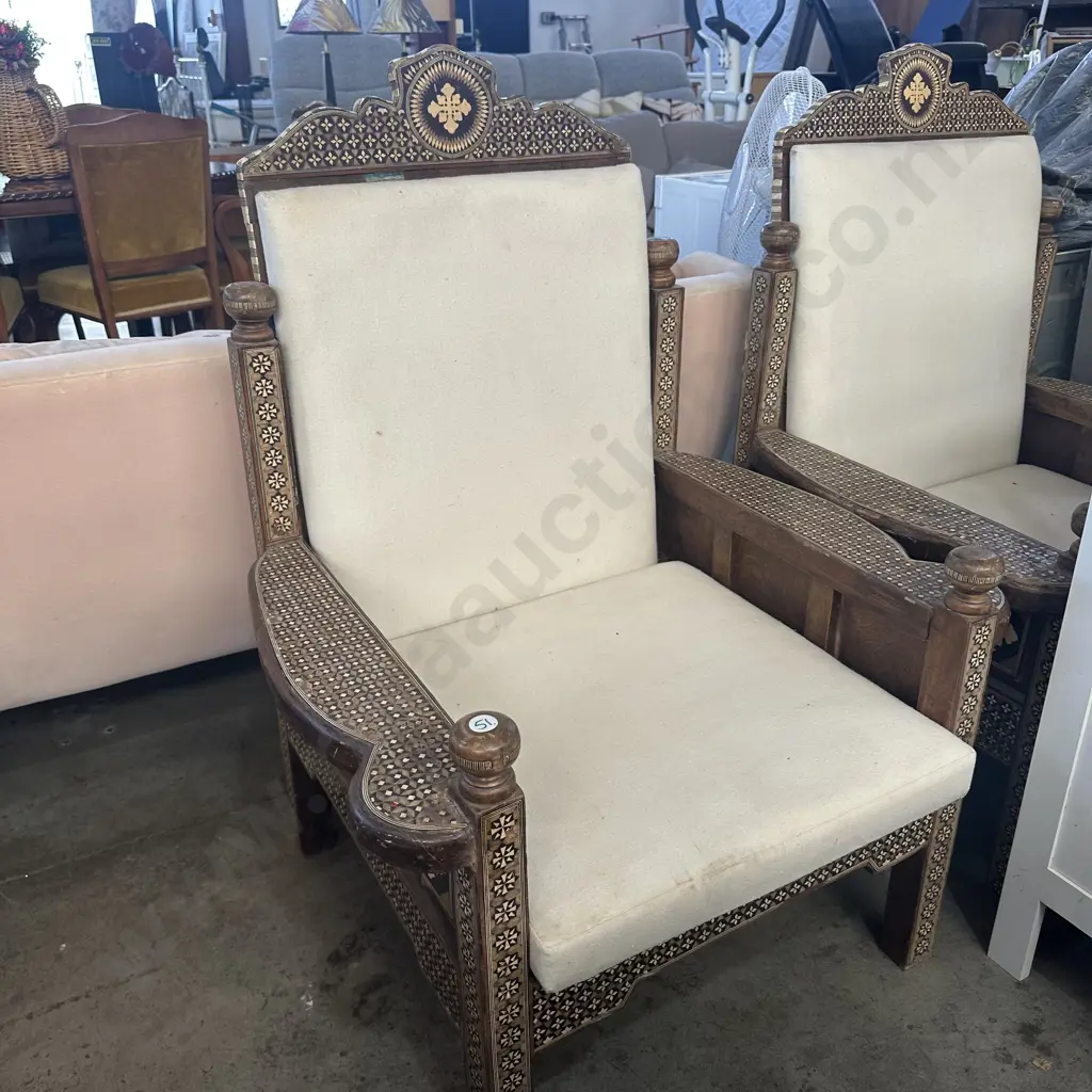 Pr Syrian Antique chairs Image 1++