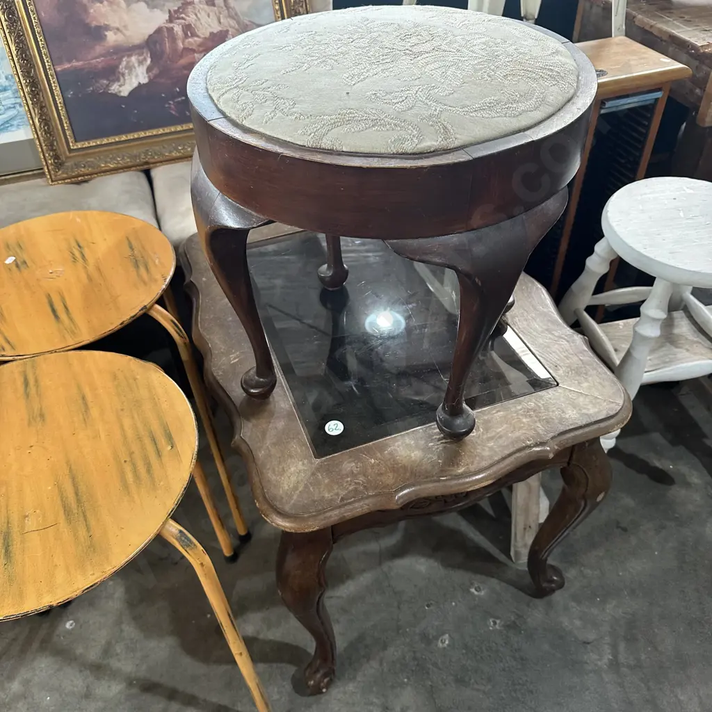 restorers side table and stool Image 1++