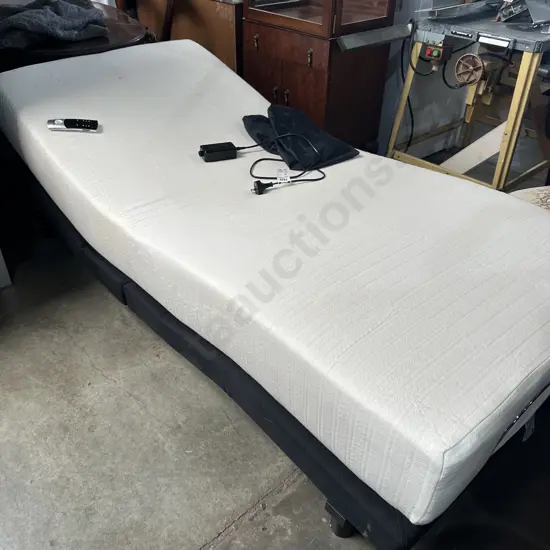 DesignMobel Replenish 2 mattress on adjustable electric base