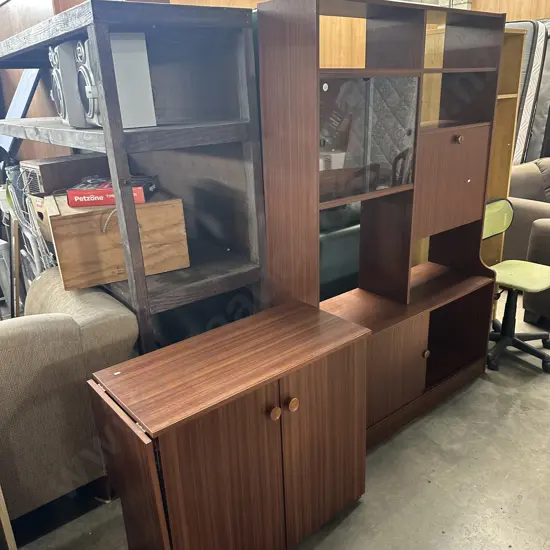 sewing desk and wall unit