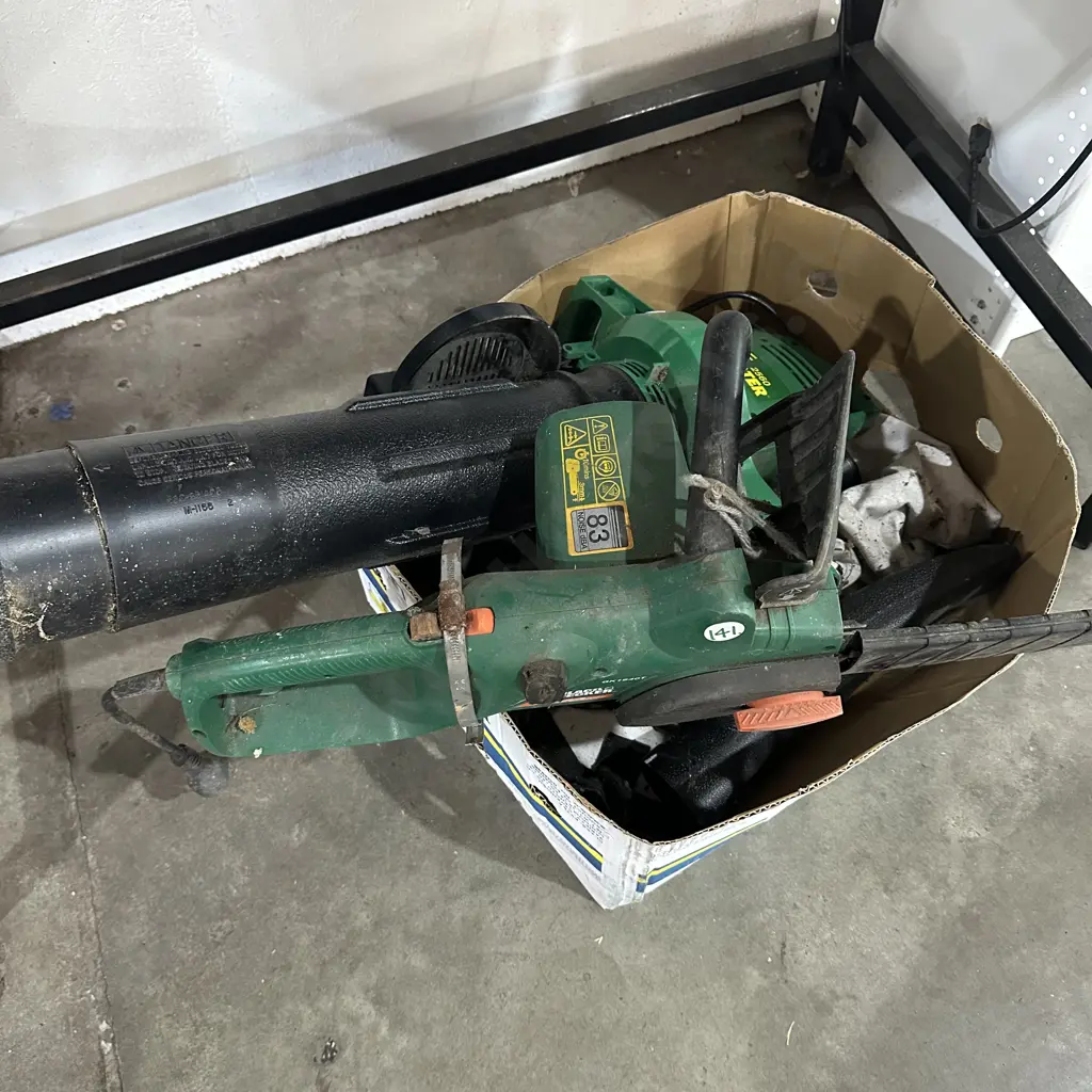 Blower vac plus a chainsaw (dickie switch) Image 1++